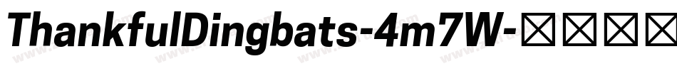 ThankfulDingbats-4m7W字体转换