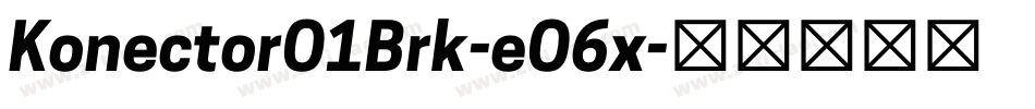 KonectorO1Brk-eO6x字体转换