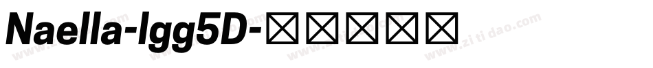 Naella-lgg5D字体转换