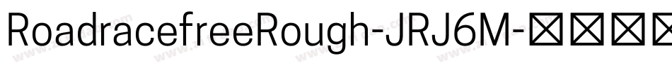 RoadracefreeRough-JRJ6M字体转换 RoadracefreeRough-JRJ6M字体转换