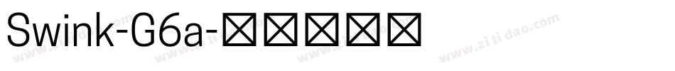 Swink-G6a字体转换