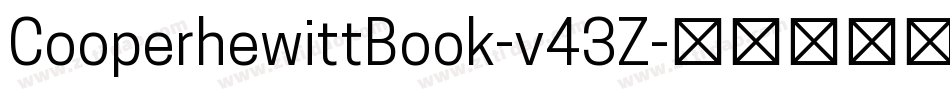CooperhewittBook-v43Z字体转换