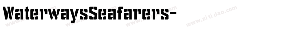 WaterwaysSeafarers字体转换
