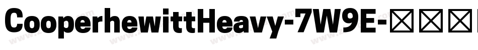 CooperhewittHeavy-7W9E字体转换