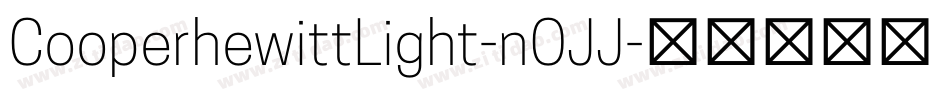 CooperhewittLight-nOJJ字体转换