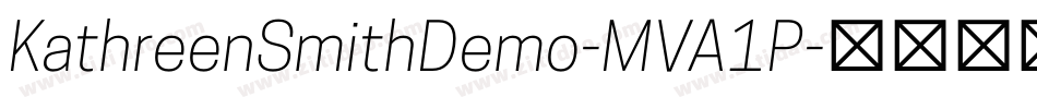 KathreenSmithDemo-MVA1P字体转换