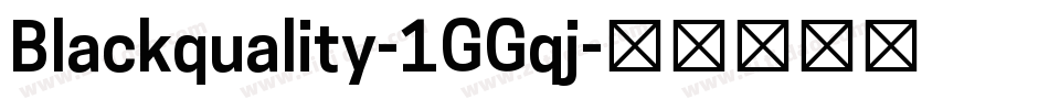 Blackquality-1GGqj字体转换
