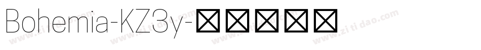 Bohemia-KZ3y字体转换