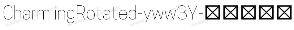 CharmlingRotated-yww3Y字体转换