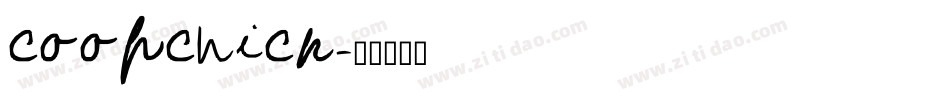 coopchick字体转换