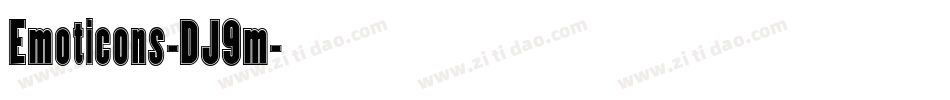 Emoticons-DJ9m字体转换