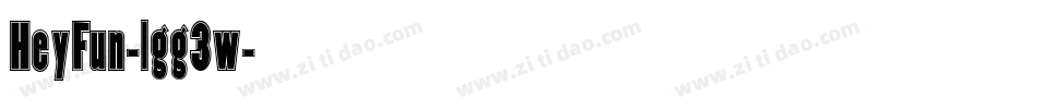 HeyFun-lgg3w字体转换
