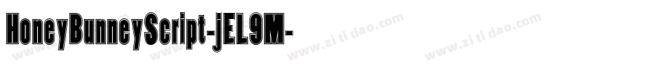 HoneyBunneyScript-jEL9M字体转换
