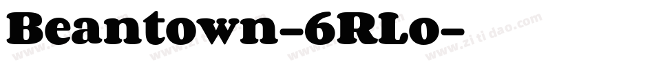 Beantown-6RLo字体转换