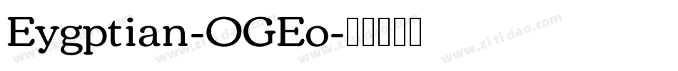 Eygptian-OGEo字体转换