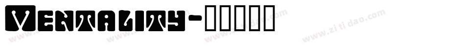 Mentality字体转换