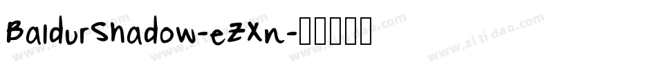 BaldurShadow-eZXn字体转换