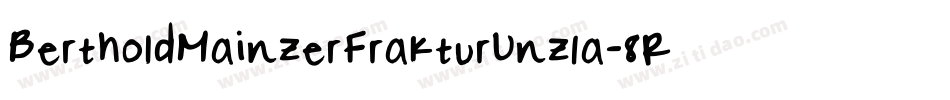 BertholdMainzerFrakturUnz1a-8RXn字体转换