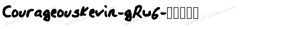 Courageouskevin-gRw6字体转换