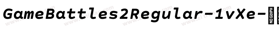 GameBattles2Regular-1vXe字体转换