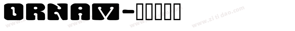 ORNAM字体转换