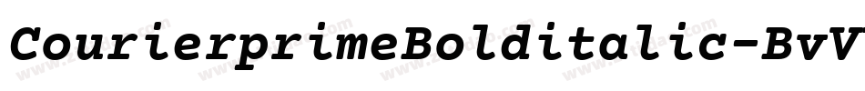 CourierprimeBolditalic-BvVV字体转换