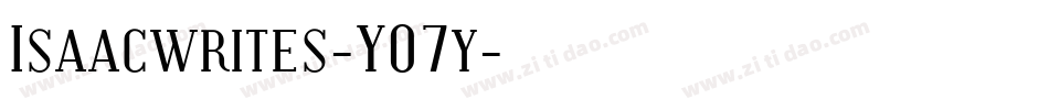 Isaacwrites-Y07y字体转换