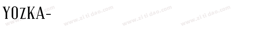 YOzKA字体转换
