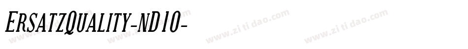 ErsatzQuality-nD1O字体转换