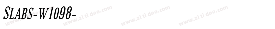Slabs-w1o98字体转换 Slabs-w1o98字体转换