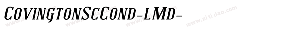 CovingtonScCond-lMd字体转换
