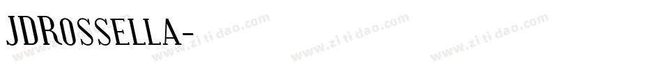 JDRossella字体转换