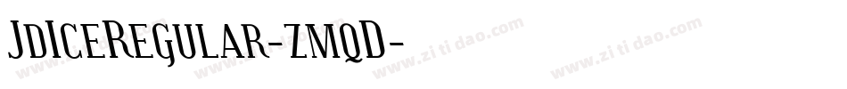 JdIceRegular-zmqD字体转换