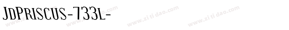 JdPriscus-733l字体转换