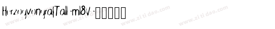 HerzogvongrafTall-ml8V字体转换
