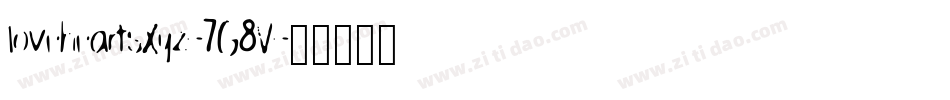 LoveheartsXyz-7G8V字体转换
