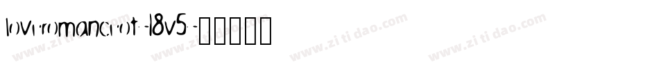 Loveromanceot-l8v5字体转换