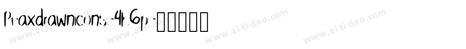 Peaxdrawnicons-4K6p字体转换