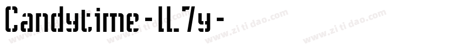 Candytime-lL7y字体转换
