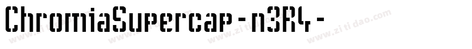 ChromiaSupercap-n3R4字体转换