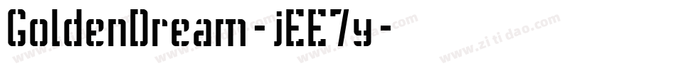 GoldenDream-jEE7y字体转换