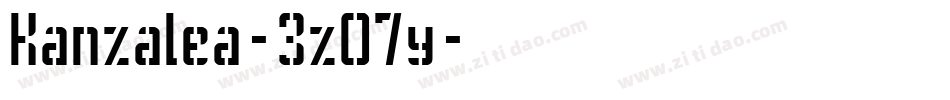 Kanzalea-3zO7y字体转换