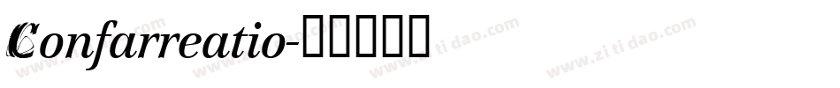 Confarreatio字体转换