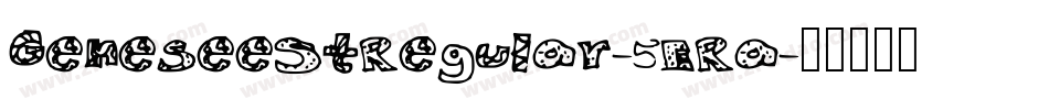 GeneseeStRegular-5ERa字体转换