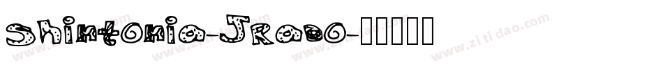 Shintonia-JRaDo字体转换