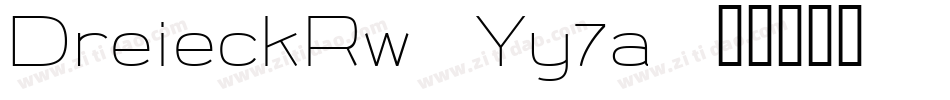 DreieckRw-Yy7a字体转换