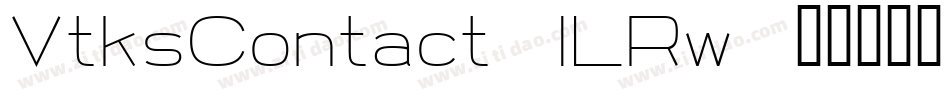 VtksContact-lLRw字体转换