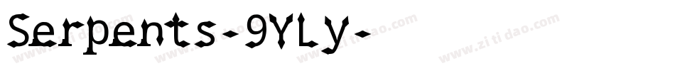 Serpents-9YLy字体转换