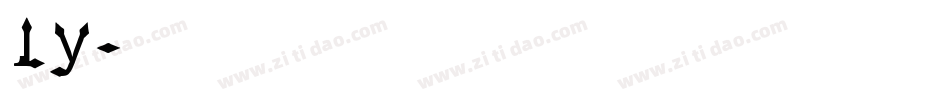 ly字体转换