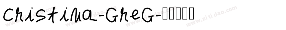 Cristina-GreG字体转换